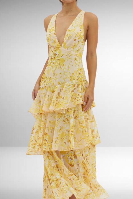 Estelle | Summer Maxi Wedding Guest Dress