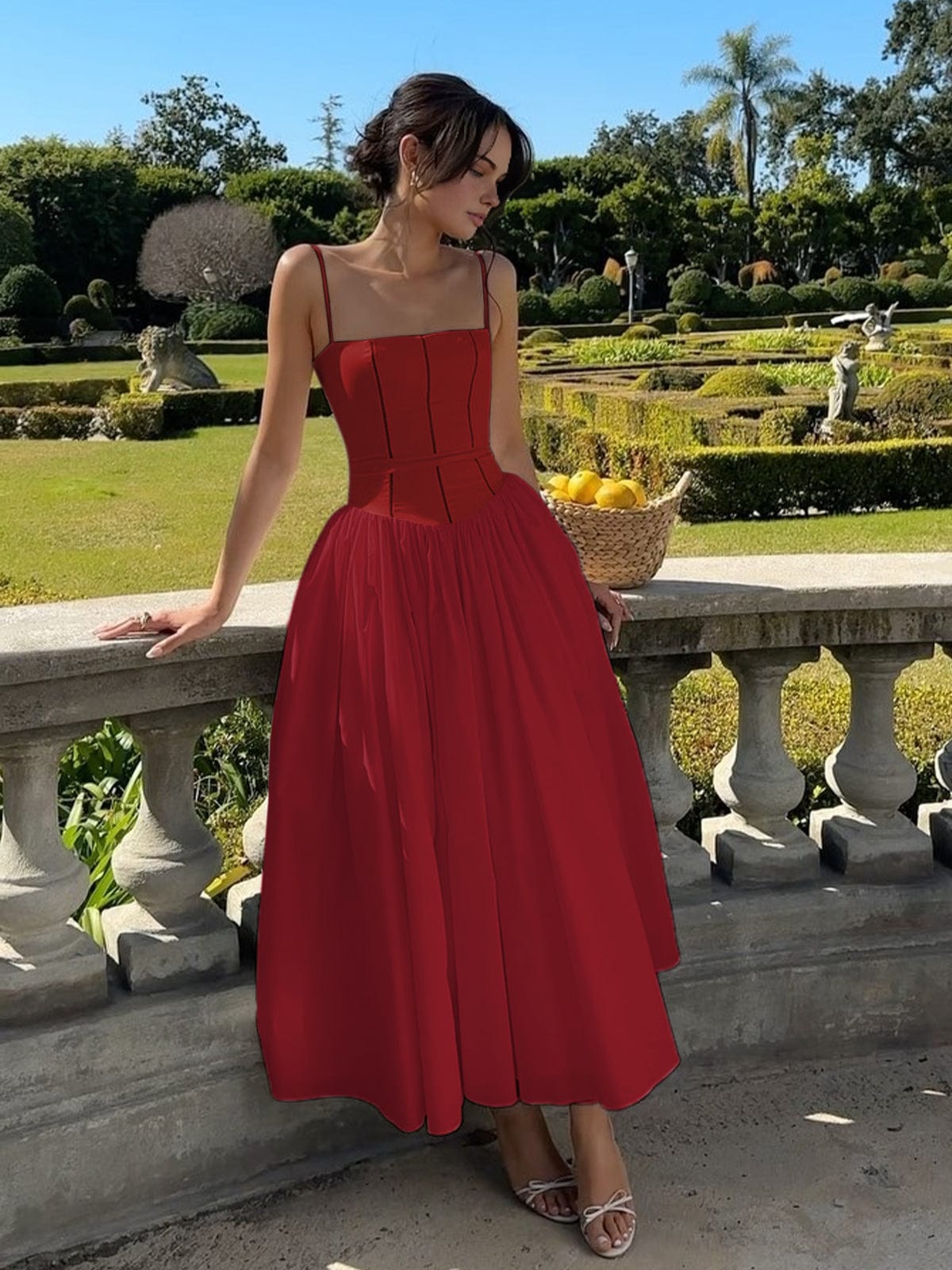 Thalia | Flowing Maxi Wedding Guest Dress