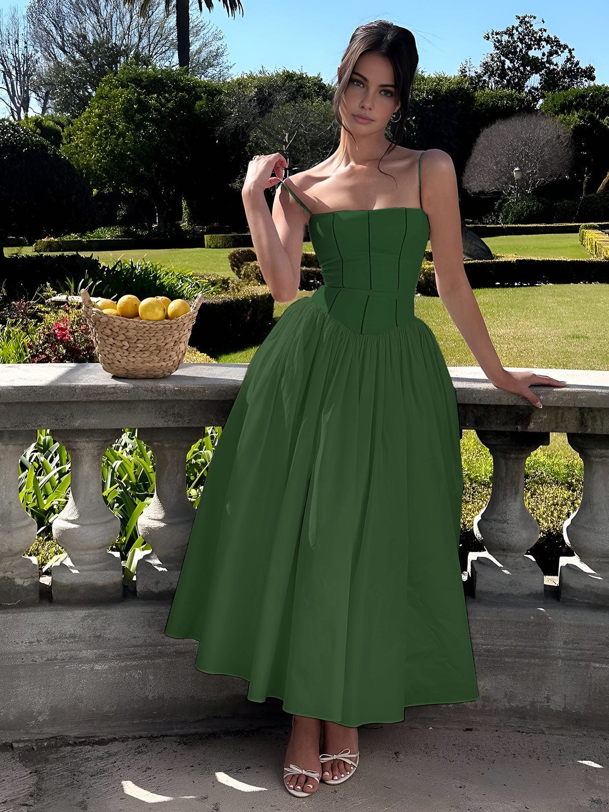 Thalia | Flowing Maxi Wedding Guest Dress