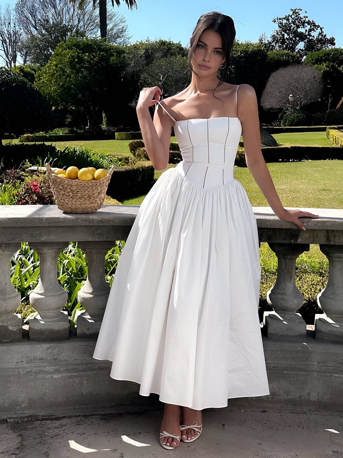 Thalia | Flowing Maxi Wedding Guest Dress