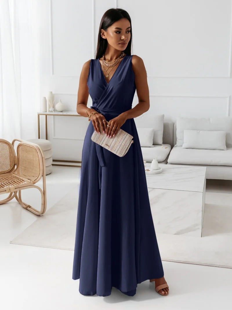Fenella | Classic Long Wedding Guest Dress