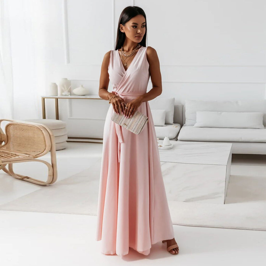 Fenella | Classic Long Wedding Guest Dress