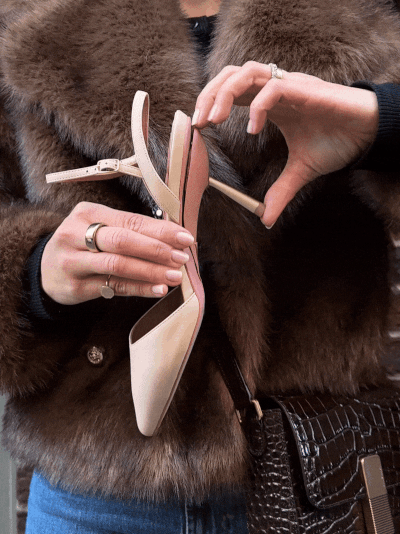 Everyday Heel in Beige