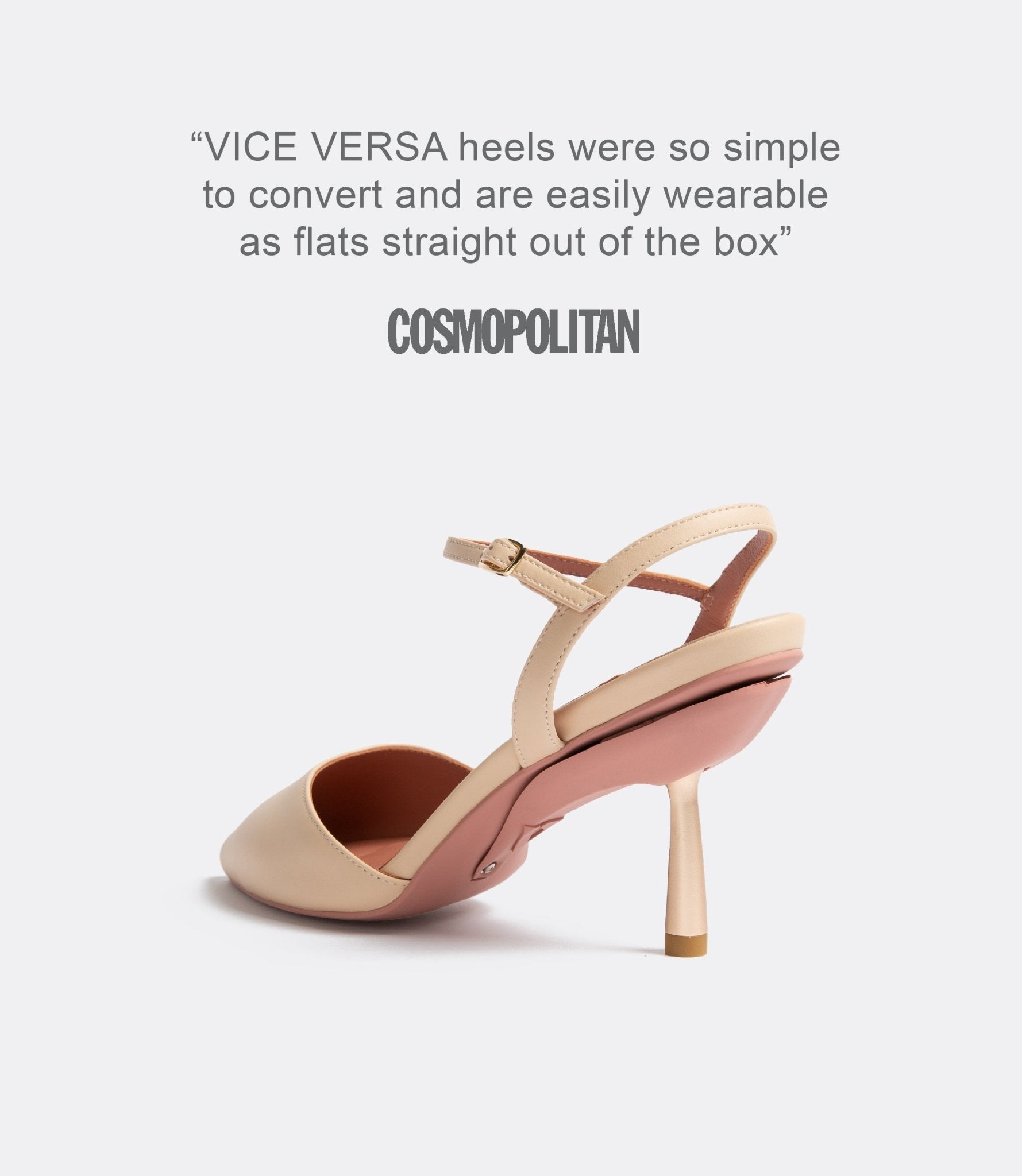 Everyday Heel in Beige