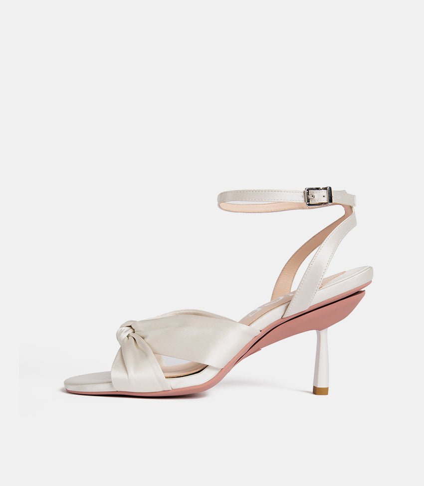 Everyday Sandals in White Silk