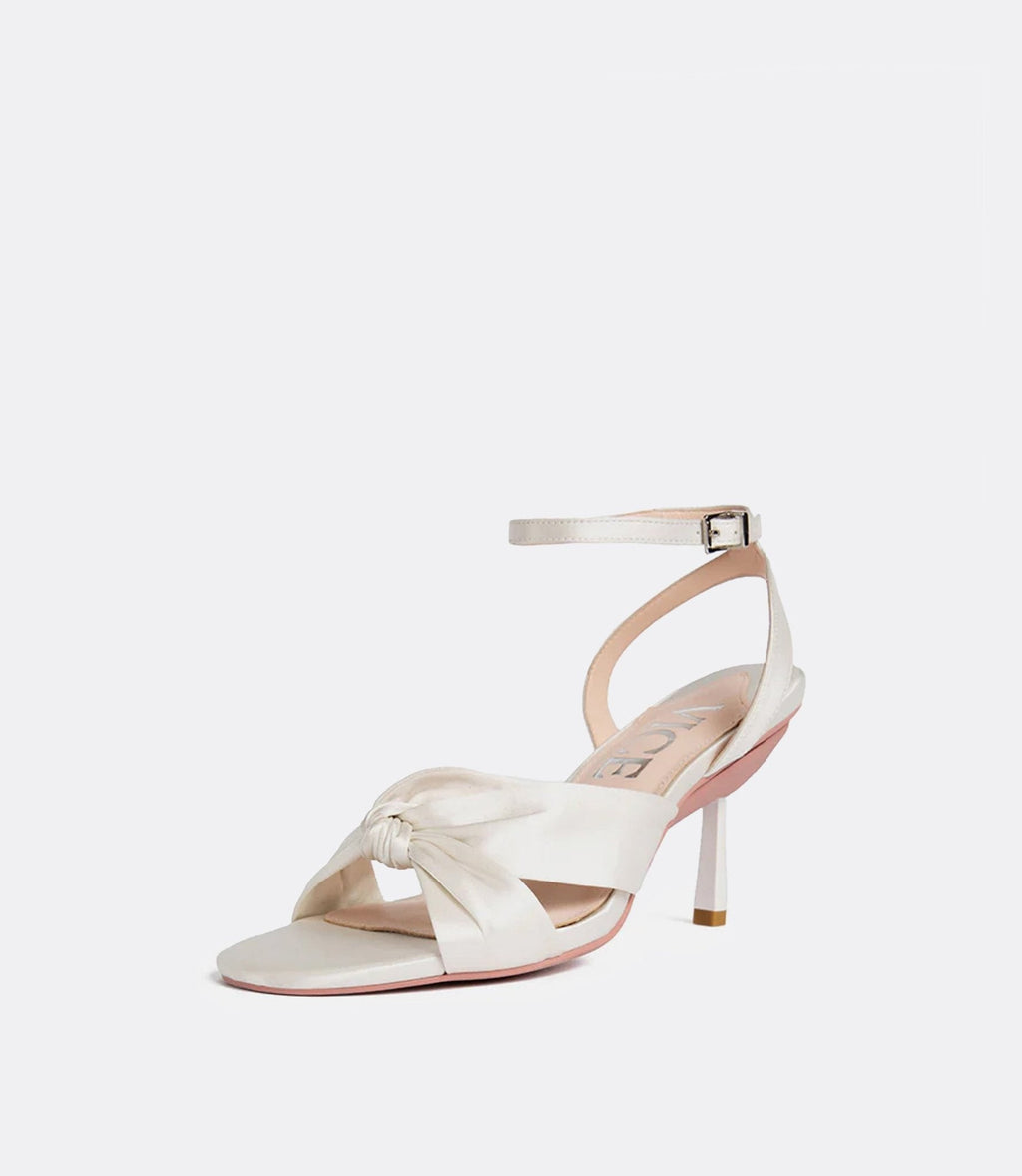 Everyday Sandals in White Silk
