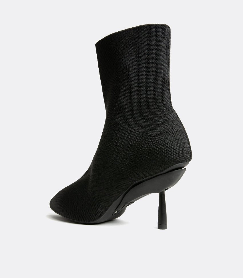 Knit Boots in Black