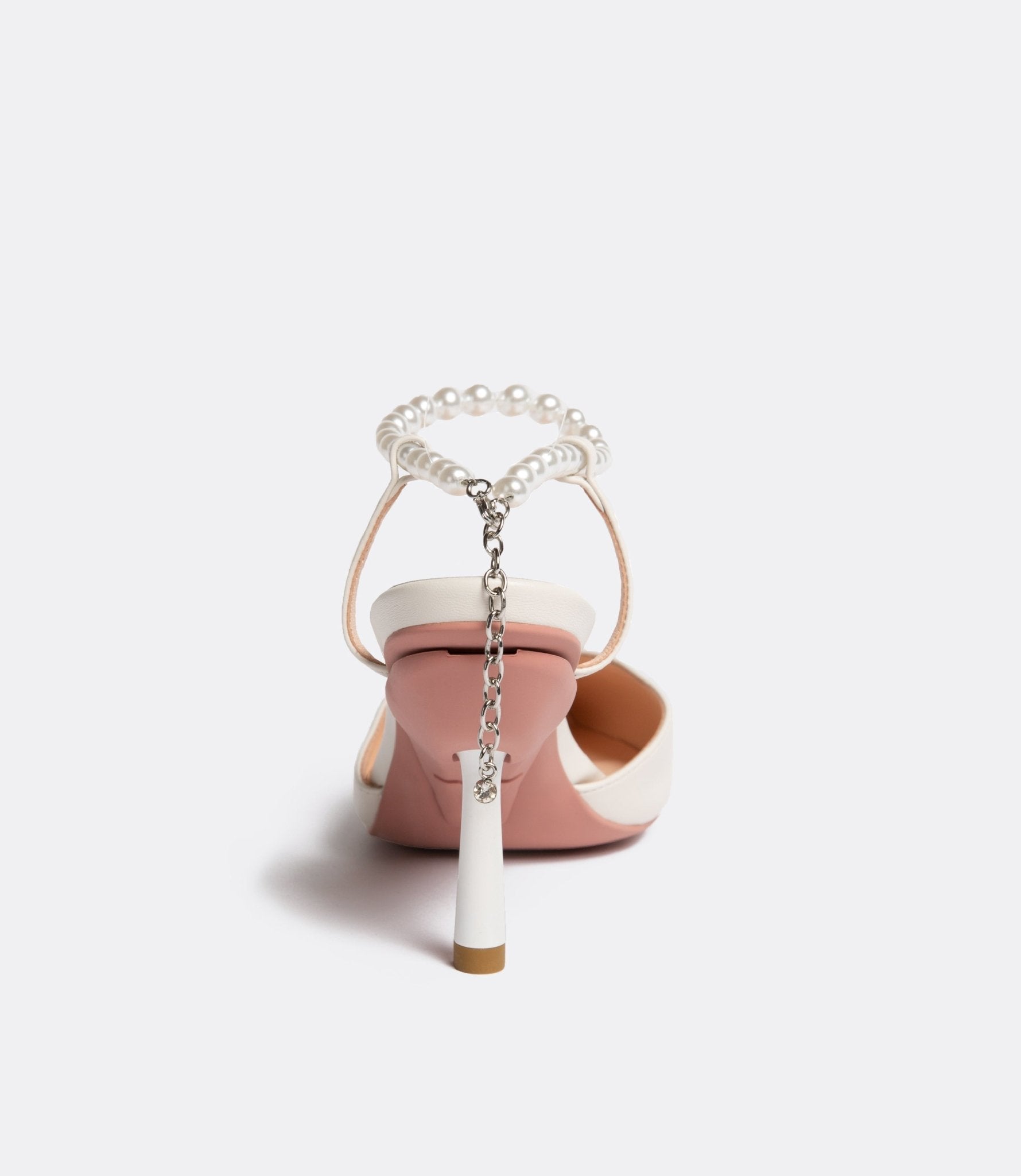 Publicist Pumps in White Pearl